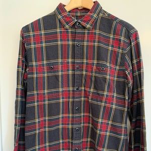 J Crew Slim Fit Midweight Plaid Flannel